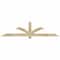 Ekena Millwork Redmond Rough Sawn Timber Gable Bracket, Douglas Fir, 84"W x 21"H x 2"D x 4"F, 6/12 Pitch GBW084X21X0204RED00RDF - alternate 1